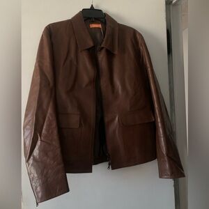 Men's Brown Leather Jacket